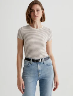 Women AG Jeans Tees & Tanks|Agnes Crew