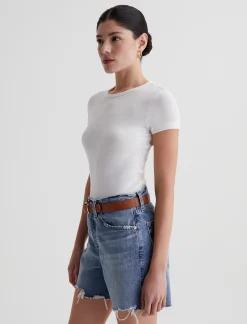 Women AG Jeans Tees & Tanks|Agnes Crew