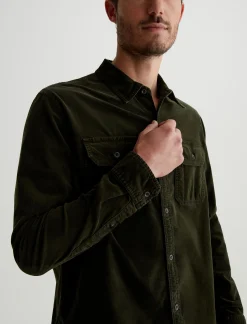 AG Jeans Shirts & Polos|Aiden Utility Corduroy Shirt