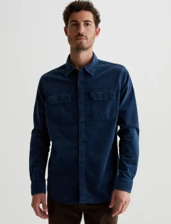 AG Jeans Shirts & Polos|Aiden Utility Corduroy Shirt