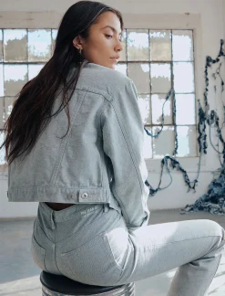 Women AG Jeans High-Rise|Straight|Alexxis