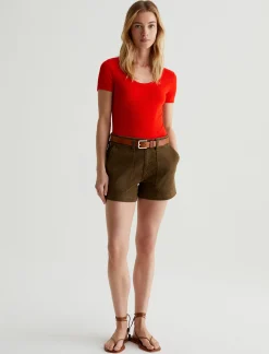 Women AG Jeans Skirts And Shorts|High-Rise|Analeigh Short