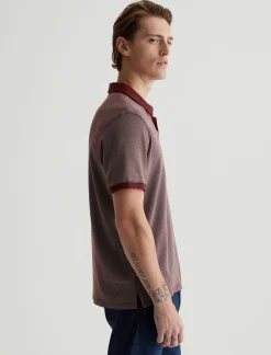 AG Jeans Shirts & Polos|Bryce Johnny Collar