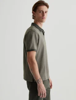AG Jeans Shirts & Polos|Bryce Johnny Collar