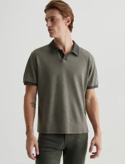 AG Jeans Shirts & Polos|Bryce Johnny Collar