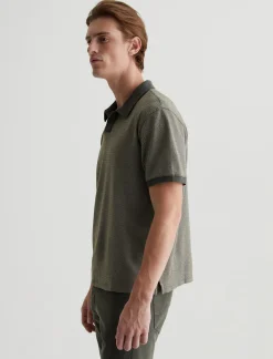 AG Jeans Shirts & Polos|Bryce Johnny Collar