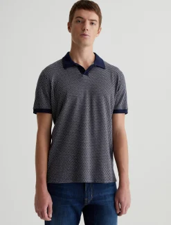 AG Jeans Shirts & Polos|Bryce Johnny Collar