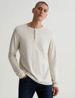 AG Jeans Shirts & Polos|Bryce Long Sleeve Henley