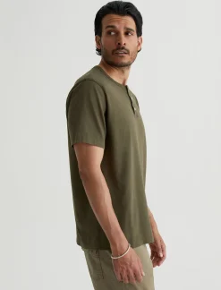 AG Jeans Shirts & Polos|Bryce Short Sleeve Henley