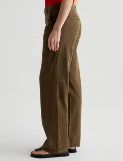 Women AG Jeans Pants & Trousers|Mid-Rise|Caden Straight