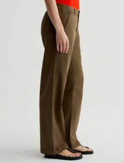 Women AG Jeans Pants & Trousers|Mid-Rise|Caden Straight
