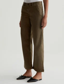 Women AG Jeans Pants & Trousers|Mid-Rise|Caden Straight