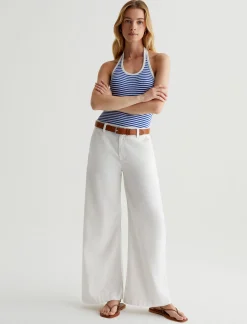 Women AG Jeans Pants & Trousers|Mid-Rise|Caden Wide Leg