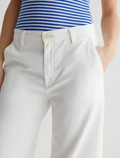 Women AG Jeans Pants & Trousers|Mid-Rise|Caden Wide Leg
