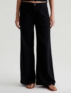 Women AG Jeans Pants & Trousers|Mid-Rise|Caden Wide Leg