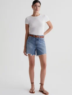 Women AG Jeans Skirts And Shorts|High-Rise|Clove Short