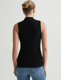 Women AG Jeans Tees & Tanks|Edie Sleeveless Turtleneck
