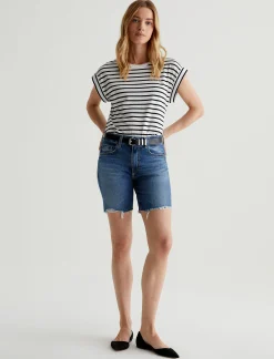 Women AG Jeans Skirts And Shorts|Mid-Rise|Ex-Boyfriend Short