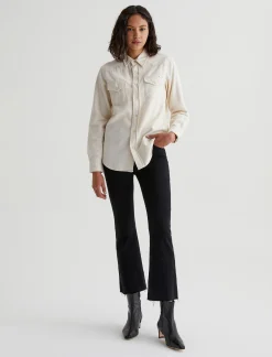 Women AG Jeans Jeans|Crop|Farrah Boot Crop