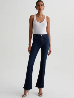 Women AG Jeans Jeans|Mid-Rise|Farrah Boot Vapor Wash