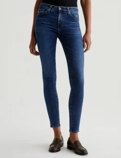 Women AG Jeans Jeans|Mid-Rise|Farrah Skinny Vapor Wash