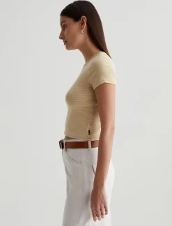 Women AG Jeans Tees & Tanks|Hutton Crew