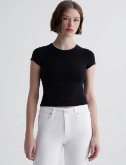 Women AG Jeans Tees & Tanks|Hutton Crew