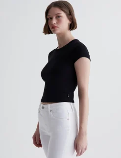 Women AG Jeans Tees & Tanks|Hutton Crew