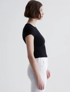 Women AG Jeans Tees & Tanks|Hutton Crew