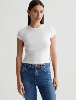 Women AG Jeans Tees & Tanks|Hutton Crew