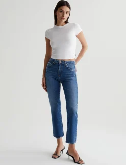 Women AG Jeans Tees & Tanks|Hutton Crew