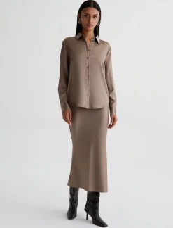 Women AG Jeans Skirts And Shorts|High-Rise|Karina Skirt