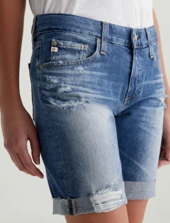 Women AG Jeans Skirts And Shorts|Mid-Rise|Nikki Short