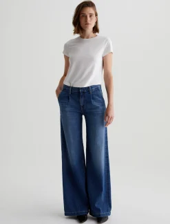 Women AG Jeans Jeans|Mid-Rise|Pleated Stella