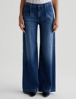 Women AG Jeans Jeans|Mid-Rise|Pleated Stella