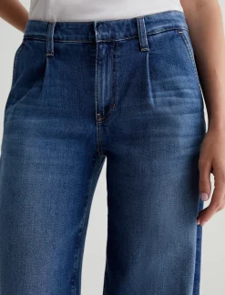 Women AG Jeans Jeans|Mid-Rise|Pleated Stella