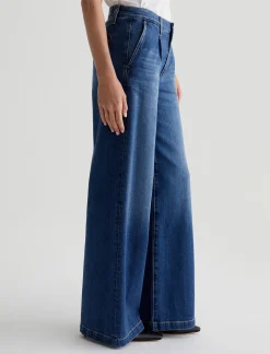 Women AG Jeans Jeans|Mid-Rise|Pleated Stella