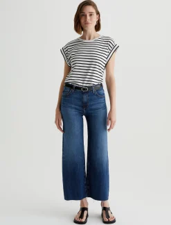 Women AG Jeans Jeans|Crop|Saige Wide Leg Crop