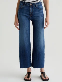 Women AG Jeans Jeans|Crop|Saige Wide Leg Crop