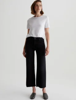 Women AG Jeans Jeans|Crop|Saige Wide Leg Crop