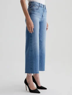 Women AG Jeans Jeans|Crop|Saige Wide Leg Crop