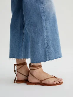 Women AG Jeans Jeans|Crop|Saige Wide Leg Crop
