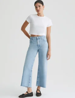 Women AG Jeans Jeans|Crop|Saige Wide Leg Crop 360°