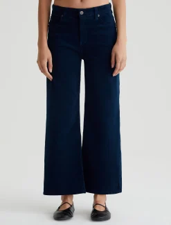Women AG Jeans Pants & Trousers|Crop|Saige Wide Leg Crop Corduroy