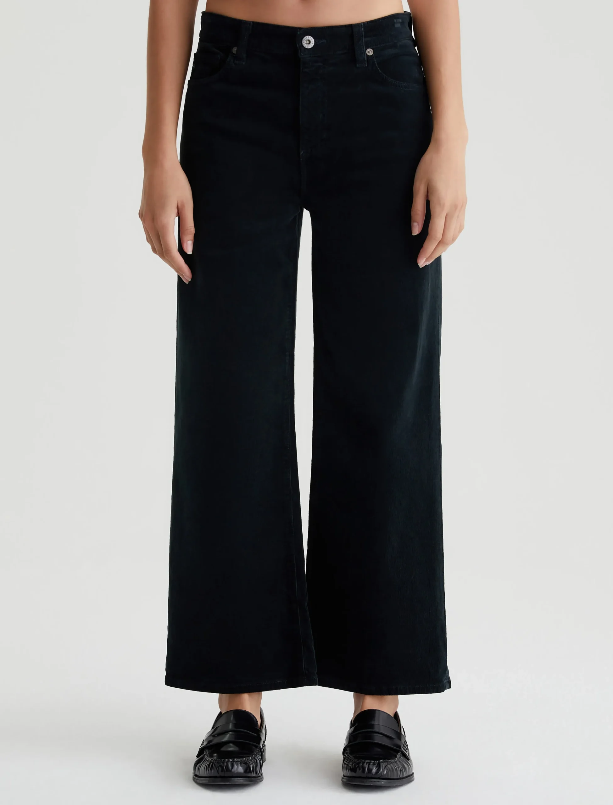 Women AG Jeans Pants & Trousers|Crop|Saige Wide Leg Crop Corduroy