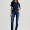 Women AG Jeans Low-Rise|Straight|Sandra