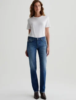Women AG Jeans Low-Rise|Straight|Sandra