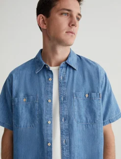 AG Jeans Shirts & Polos|Wayne Short Sleeve Shirt